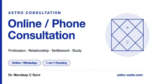 Astro Consultation: Online/Phone